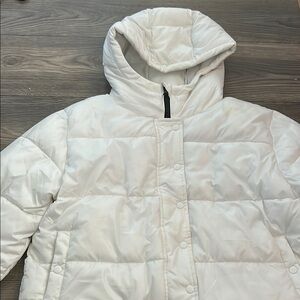 Women's White Puffer Jacket